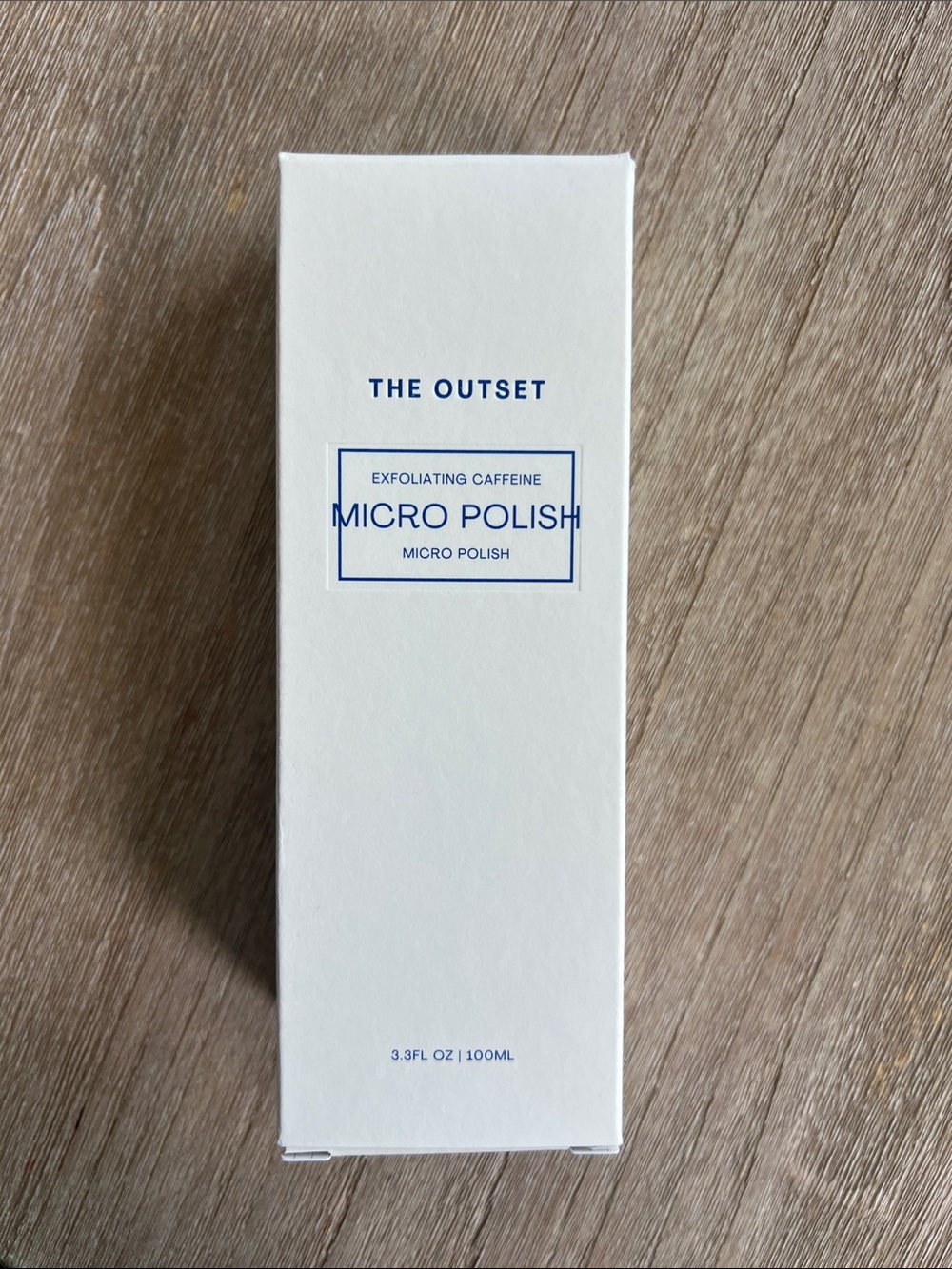 Exfoliating, micro polish